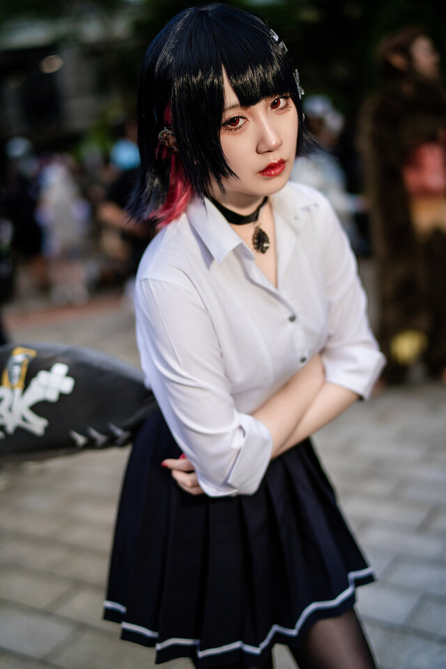 花豹Hyou绝区零艾莲·乔COS:冷艳鲨鱼女仆引爆Acosta!漫展 花豹Hyou绝区零艾莲·乔COS:冷艳鲨鱼女仆引爆Acosta!漫展