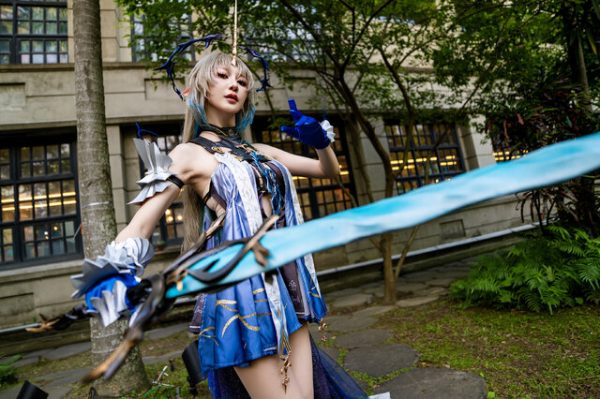 玄子Genko神还原芙露德莉斯cos，高挑身姿震慑台北Acosta！