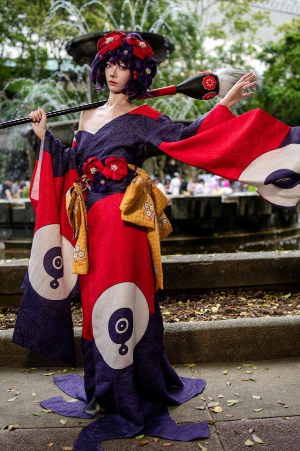 FGO葛饰北斋COS:四巫日モミ惊艳演绎宛如浮世绘走出次元壁 FGO葛饰北斋COS:四巫日モミ惊艳演绎宛如浮世绘走出次元壁