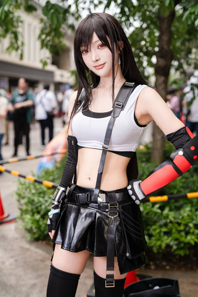 白威带你回到米德加：蒂法COS在日本桥街头节的精彩演绎