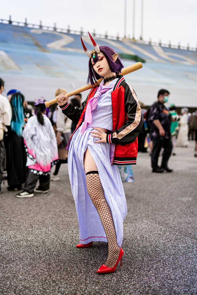 FGO·酒吞童子COS:小楠惊艳演绎水手服与鬼魅的致命诱惑 FGO·酒吞童子COS:小楠惊艳演绎水手服与鬼魅的致命诱惑