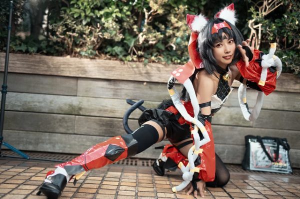 黑皮肤猫娘的性感演绎：音琴ひつじ的绝区零·猫宫又奈COS