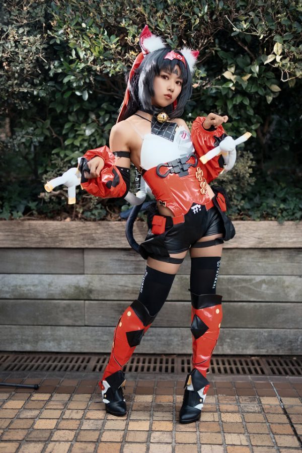 黑皮肤猫娘的性感演绎：音琴ひつじ的绝区零·猫宫又奈COS