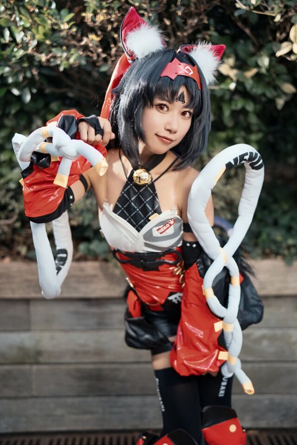 黑皮肤猫娘的性感演绎：音琴ひつじ的绝区零·猫宫又奈COS