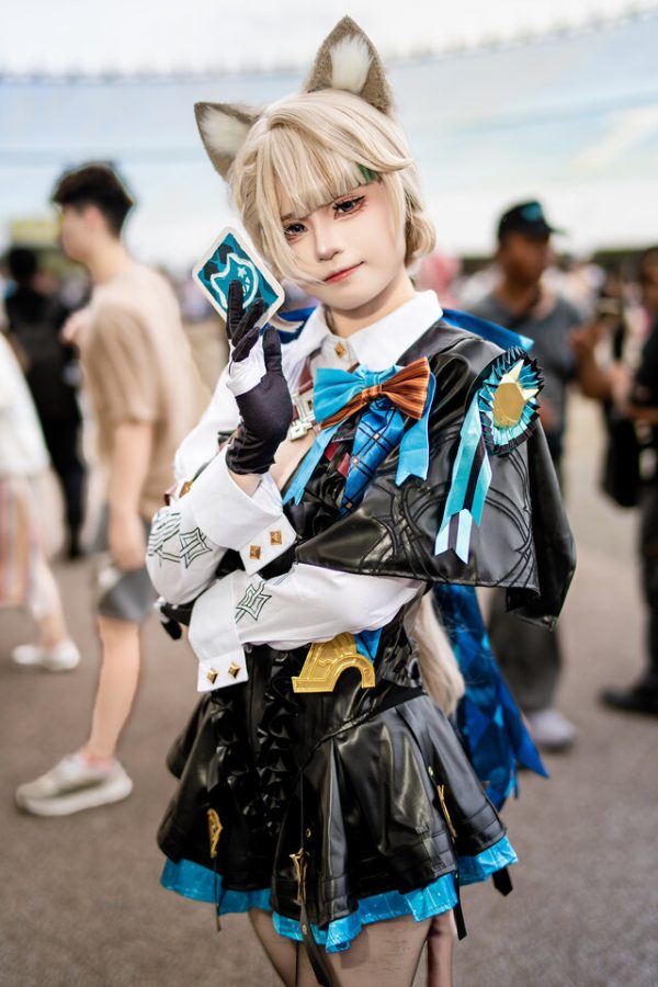 白嘎BaiGa原神·琳妮特COS，黑色丝袜美腿诠释神秘魔术助手