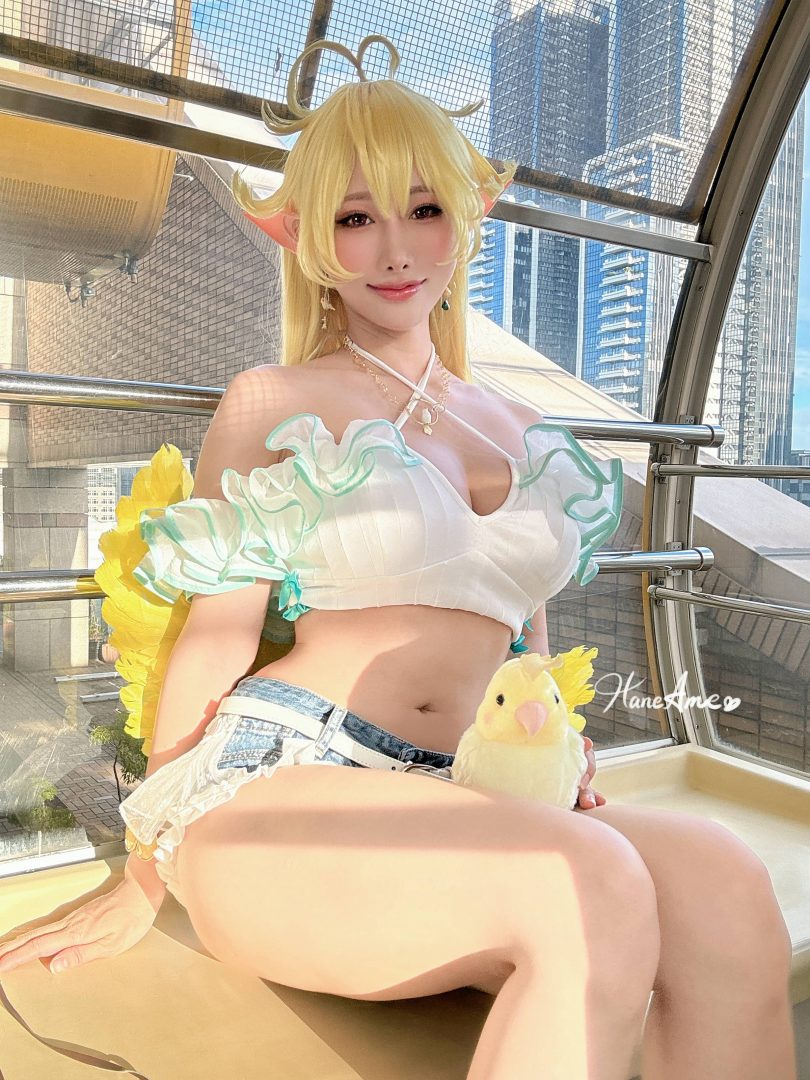 雨波_HaneAme子午计划cos|雨波_子午计划·丰膄短牛仔裤cos作品 雨波_HaneAme子午计划cos|雨波_子午计划·丰膄短牛仔裤cos作品