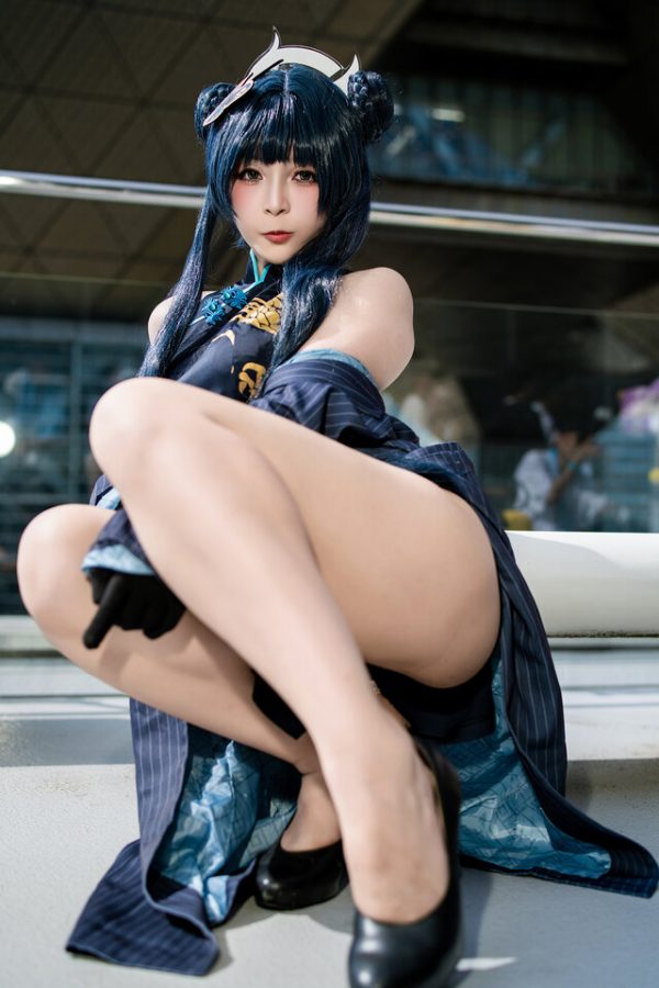 神还原！鹤葵龙华妃咲cos优雅威严玄龙门主惊艳Comic Market
