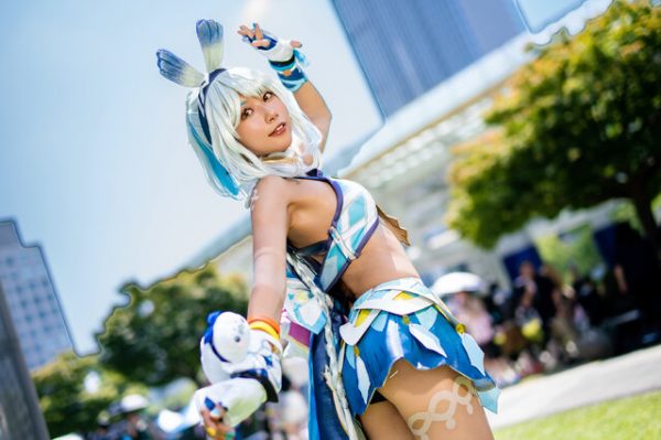 阳光逐浪!音琴ひつじ原神玛拉妮COS,夏日元气暴击名古屋 阳光逐浪!音琴ひつじ原神玛拉妮COS,夏日元气暴击名古屋