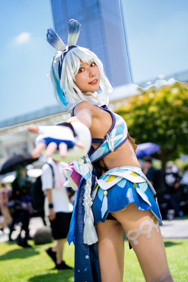 阳光逐浪!音琴ひつじ原神玛拉妮COS,夏日元气暴击名古屋 阳光逐浪!音琴ひつじ原神玛拉妮COS,夏日元气暴击名古屋