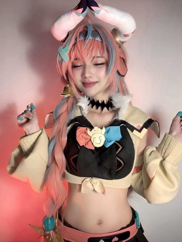 黛米Demi原神瓦雷莎COS：再现雷霆与优雅并存的神秘女英雄