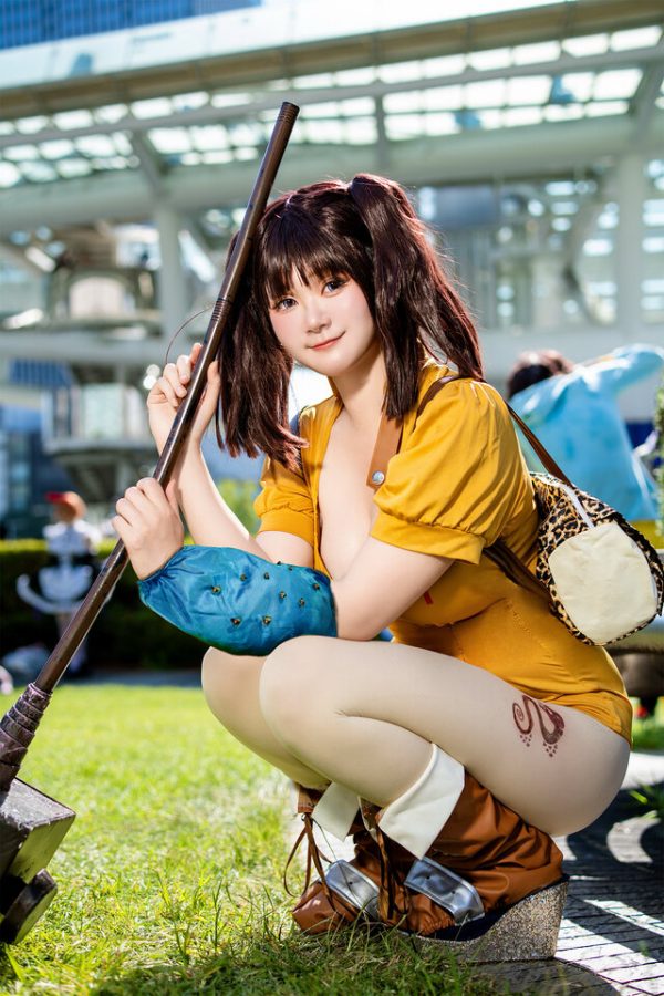 艾琳erin挑战巨人魅力：完美演绎七大罪·黛安COS成全场焦点