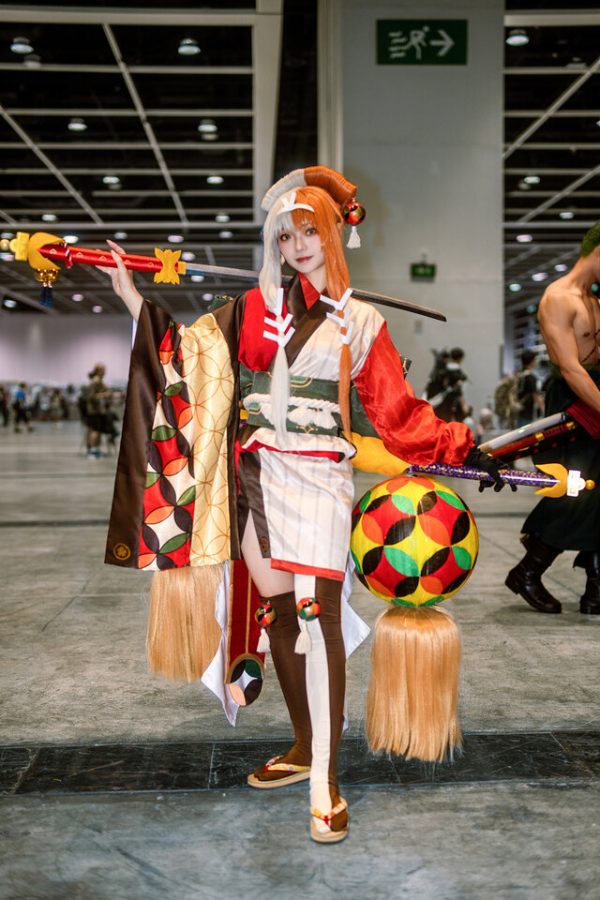 FGO複製品出云阿国COS：完美演绎舞蹈与历史交织的奇幻时刻