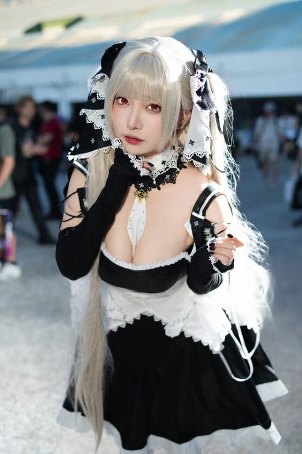 直击FF45:葵Aoi碧蓝航线女仆可畏COS优雅与性感的完美化身 直击FF45:葵Aoi碧蓝航线女仆可畏COS优雅与性感的完美化身