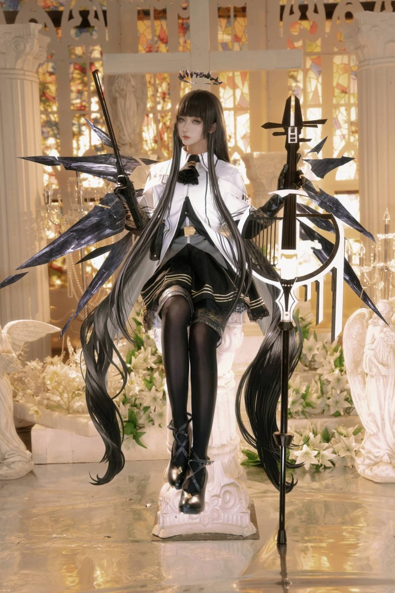 羽生三未COS阿尔图罗|羽生三未_明日方舟·阿尔图罗cos[42P-417MB]