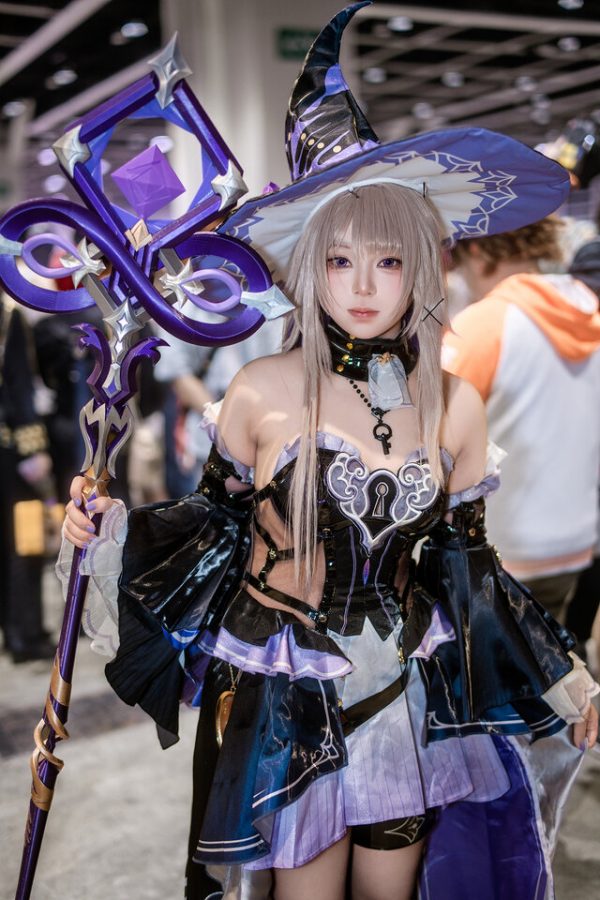 ACGHK 2025:Yiarashi黑塔COS,智商与魅力并存的冷艳演绎 ACGHK 2025:Yiarashi黑塔COS,智商与魅力并存的冷艳演绎