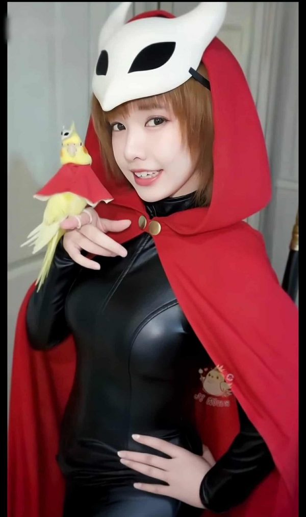 菲丝空洞骑士大黄蜂COS：混搭风格的角色扮演，可爱度爆表！