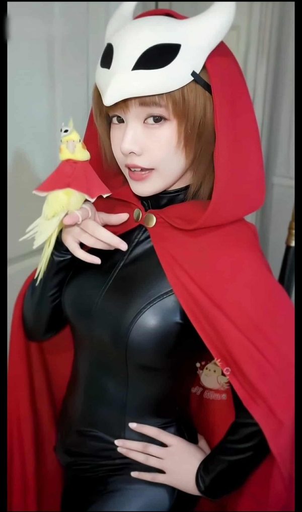菲丝空洞骑士大黄蜂COS：混搭风格的角色扮演，可爱度爆表！