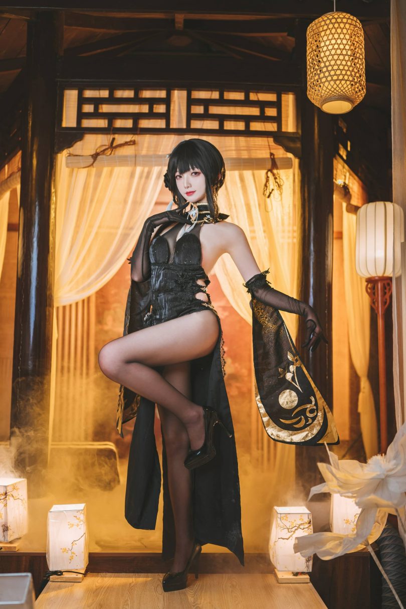 封疆疆vCOS镇海|封疆疆v_碧蓝航线·镇海旗袍cos作品[32P-407MB]