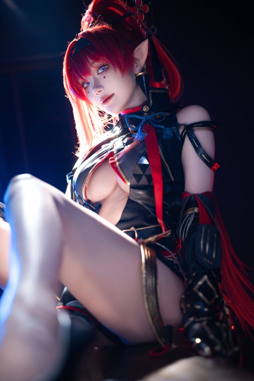 瓜希酱COS吟霖|瓜希酱_鸣潮·吟霖cos作品[27P-31MB]