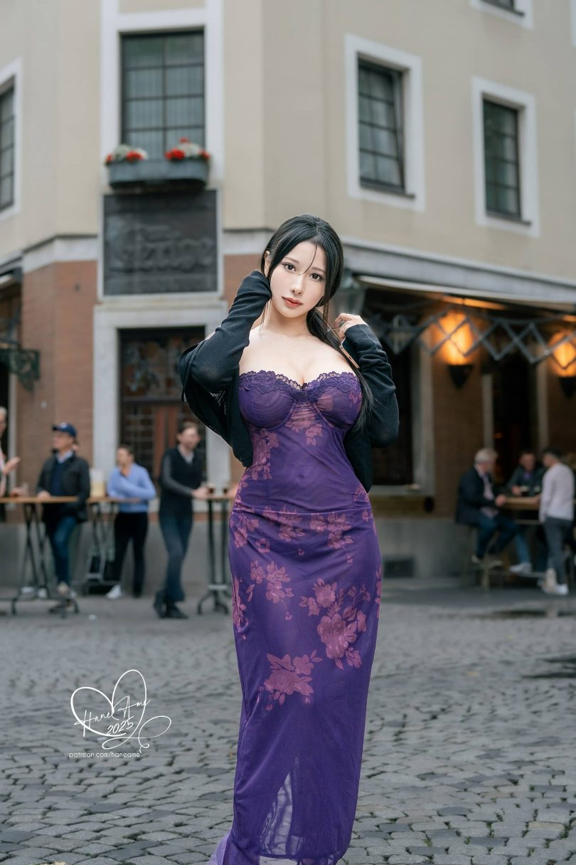 雨波_HaneAmeCOS小妈|雨波HaneAme_紫色吊带裙·小妈cos作品 雨波_HaneAmeCOS小妈|雨波HaneAme_紫色吊带裙·小妈cos作品