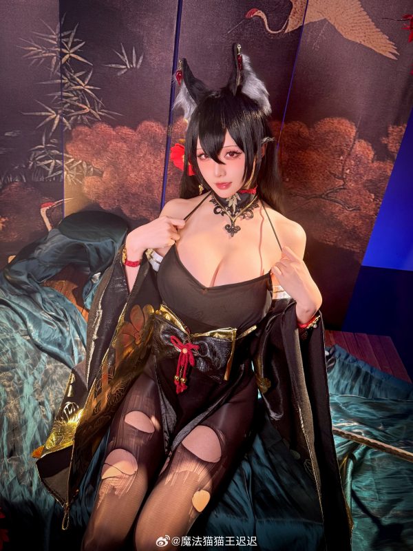 星之迟迟赤城COS：完美捕捉碧蓝航线狐狸精的性感与角色魅力