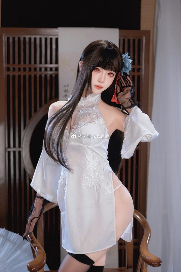 Shika小鹿鹿逸仙旗袍COS赏析：碧蓝航线指挥官请牵起我的手