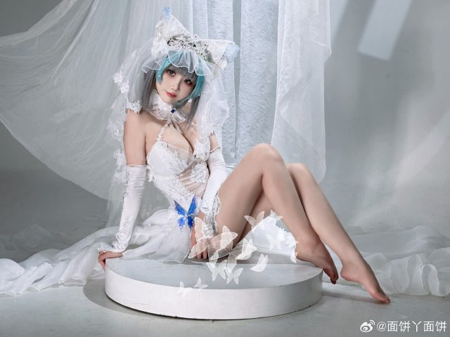 碧蓝航线柴郡花嫁COS:面饼仙儿如何平衡猫系新娘的优雅与俏皮 碧蓝航线柴郡花嫁COS:面饼仙儿如何平衡猫系新娘的优雅与俏皮