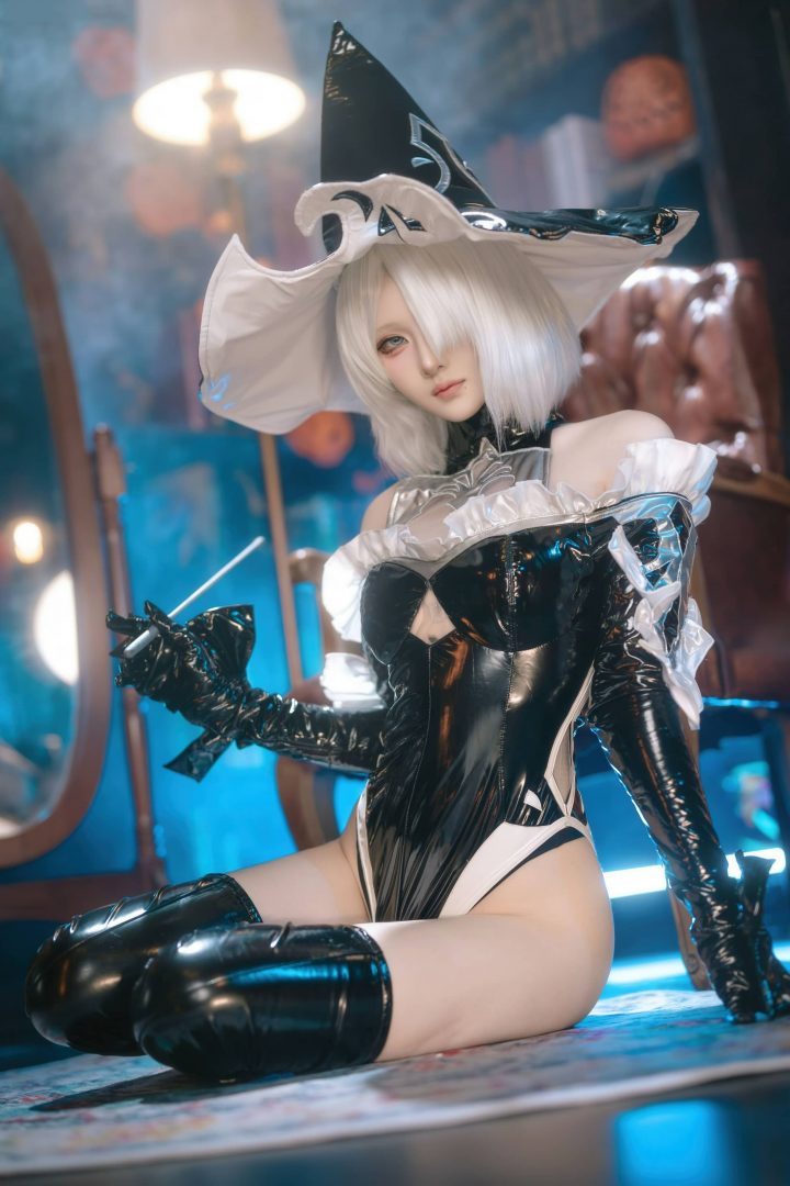 屿鱼Yukako万圣女巫版2Bcos｜机械冷感与优雅张力的极致融合