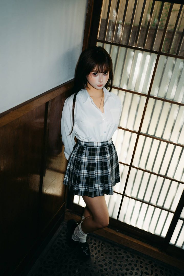 蠢沫沫JK女孩COS|如何演绎邻家少女清纯与微性感的边界美学 蠢沫沫JK女孩COS|如何演绎邻家少女清纯与微性感的边界美学