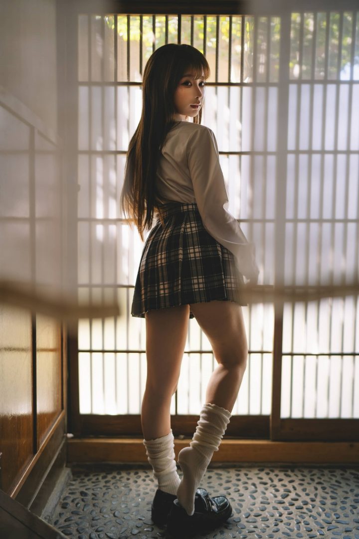 蠢沫沫JK女孩COS|如何演绎邻家少女清纯与微性感的边界美学 蠢沫沫JK女孩COS|如何演绎邻家少女清纯与微性感的边界美学