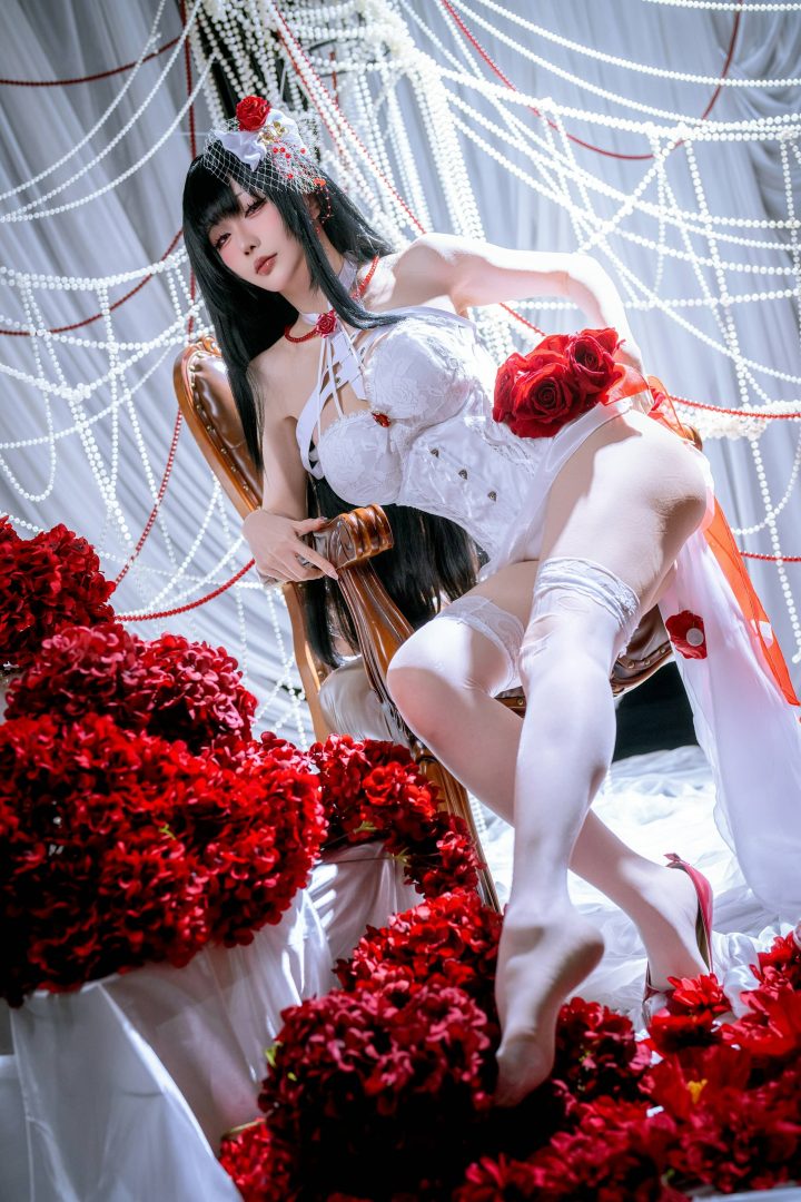 花嫁版米哈拉COS解析：星之迟迟如何拍出温柔外壳下的危险感