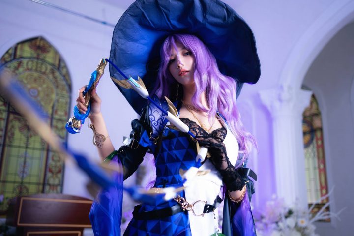 Shika小鹿鹿翡翠COS赏析：完美演绎崩坏星穹铁道角色的神秘优雅