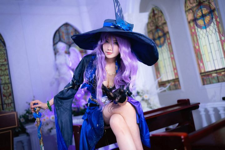 Shika小鹿鹿翡翠COS赏析：完美演绎崩坏星穹铁道角色的神秘优雅