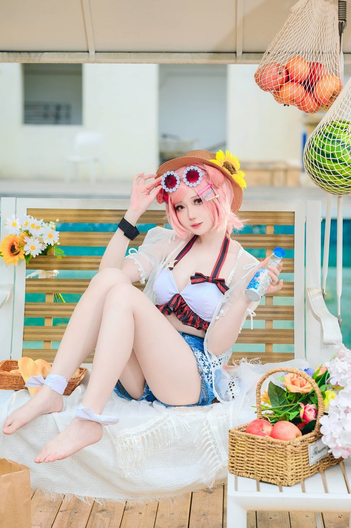 心动暴击!焖焖碳泳装澄闪COS演绎菲林少女的治愈系轻熟感 心动暴击!焖焖碳泳装澄闪COS演绎菲林少女的治愈系轻熟感