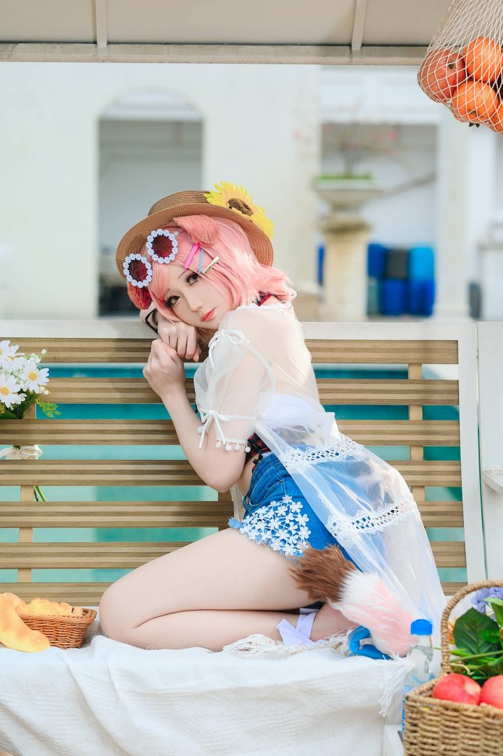 心动暴击!焖焖碳泳装澄闪COS演绎菲林少女的治愈系轻熟感 心动暴击!焖焖碳泳装澄闪COS演绎菲林少女的治愈系轻熟感