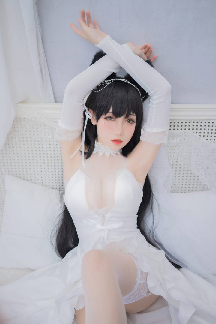 神还原预警!花嫁版爱宕COS,焖焖碳极致细节诠释的真白之誓 神还原预警!花嫁版爱宕COS,焖焖碳极致细节诠释的真白之誓