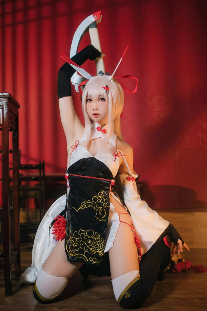 墨染影动鬼神余香:焖焖碳《碧蓝航线》绫波旗袍版COS赏析 墨染影动鬼神余香:焖焖碳《碧蓝航线》绫波旗袍版COS赏析