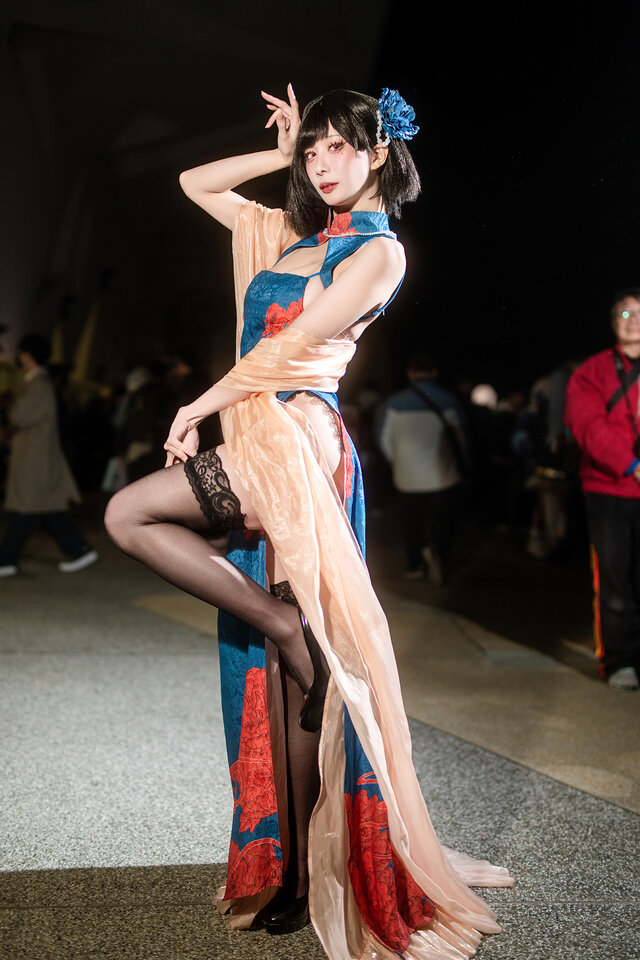 碧蓝航线·建武COS：小律Ritsu演绎东方风华FF46现场惊艳亮相