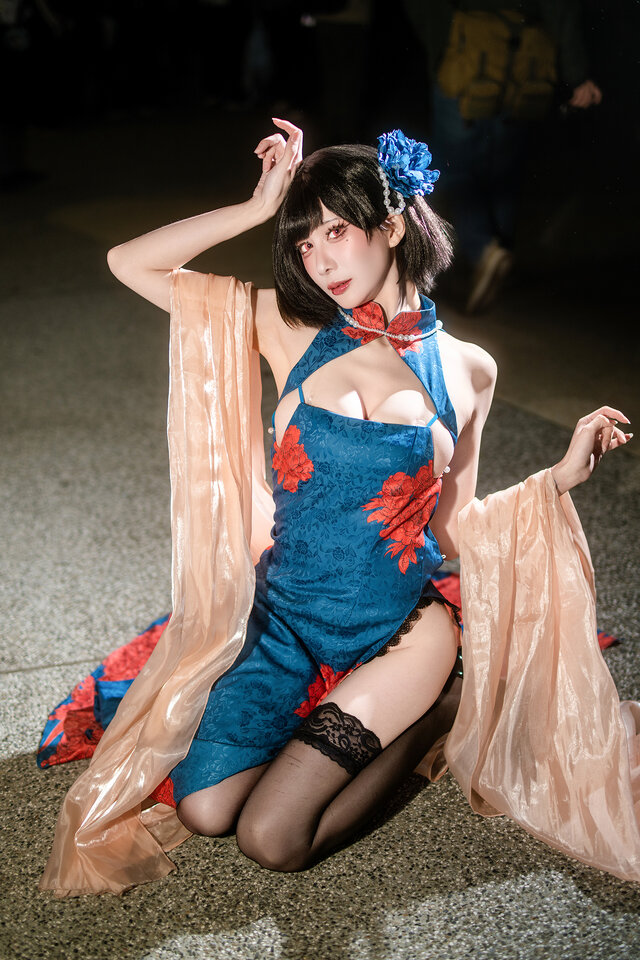 碧蓝航线·建武COS：小律Ritsu演绎东方风华FF46现场惊艳亮相
