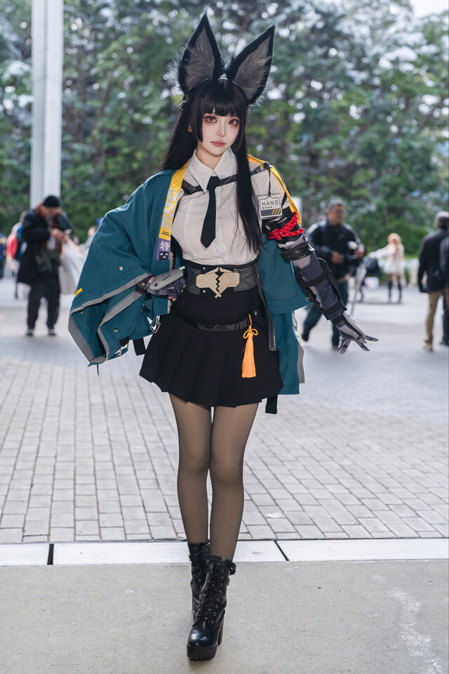 WonderFestival2026:YUKO喵星见雅COS狐狸耳出场直接封神 WonderFestival2026:YUKO喵星见雅COS狐狸耳出场直接封神