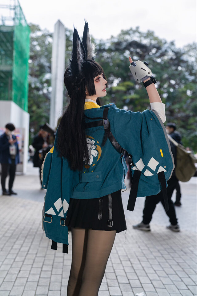 WonderFestival2026:YUKO喵星见雅COS狐狸耳出场直接封神 WonderFestival2026:YUKO喵星见雅COS狐狸耳出场直接封神