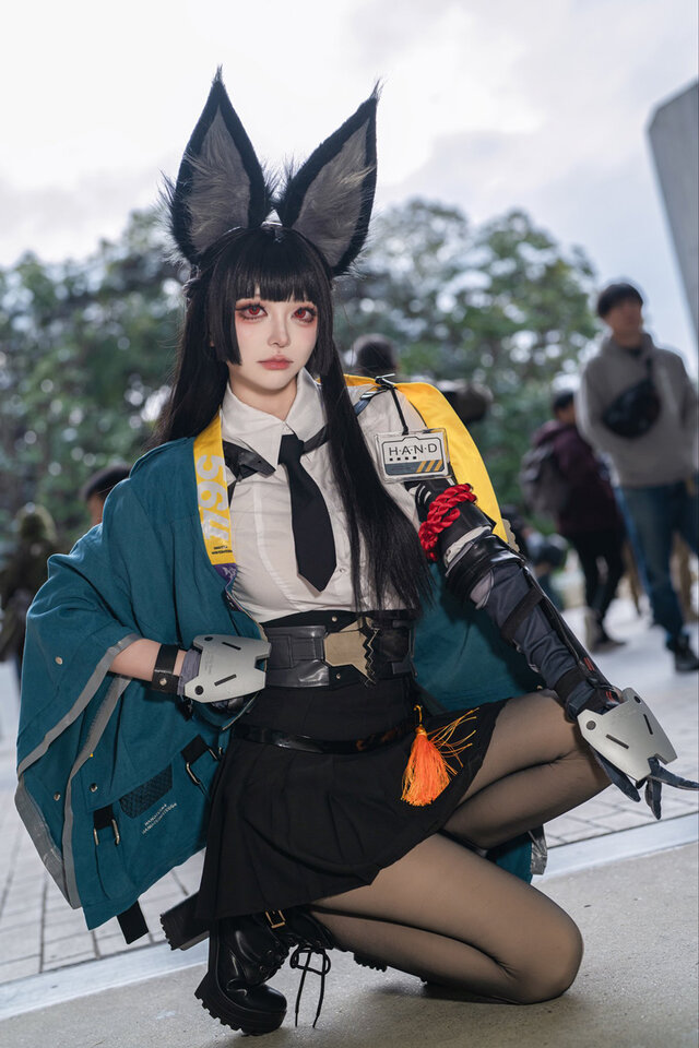 WonderFestival2026:YUKO喵星见雅COS狐狸耳出场直接封神 WonderFestival2026:YUKO喵星见雅COS狐狸耳出场直接封神
