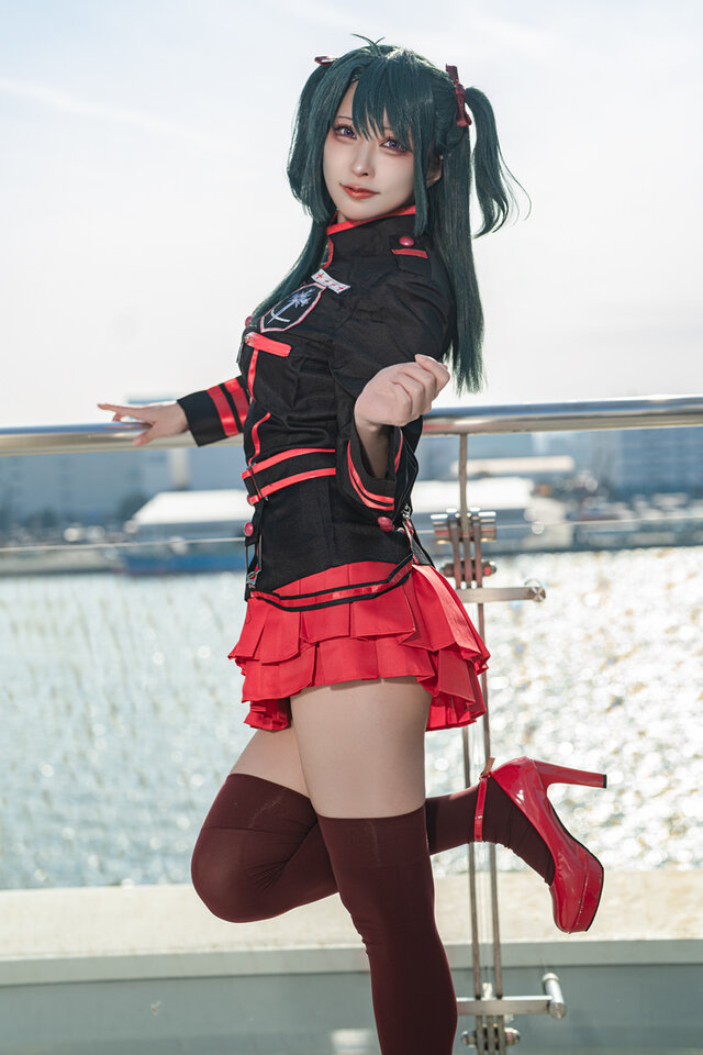 AnimeJapan2026:驱魔少年李娜丽·李cos百褶裙×美腿成焦点 AnimeJapan2026:驱魔少年李娜丽·李cos百褶裙×美腿成焦点