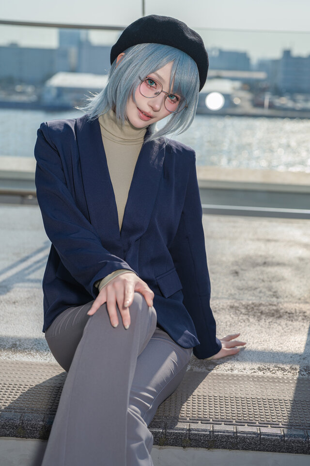 AnimeJapan现场甜度超标：月音月海片寄由良COS眼镜杀预警