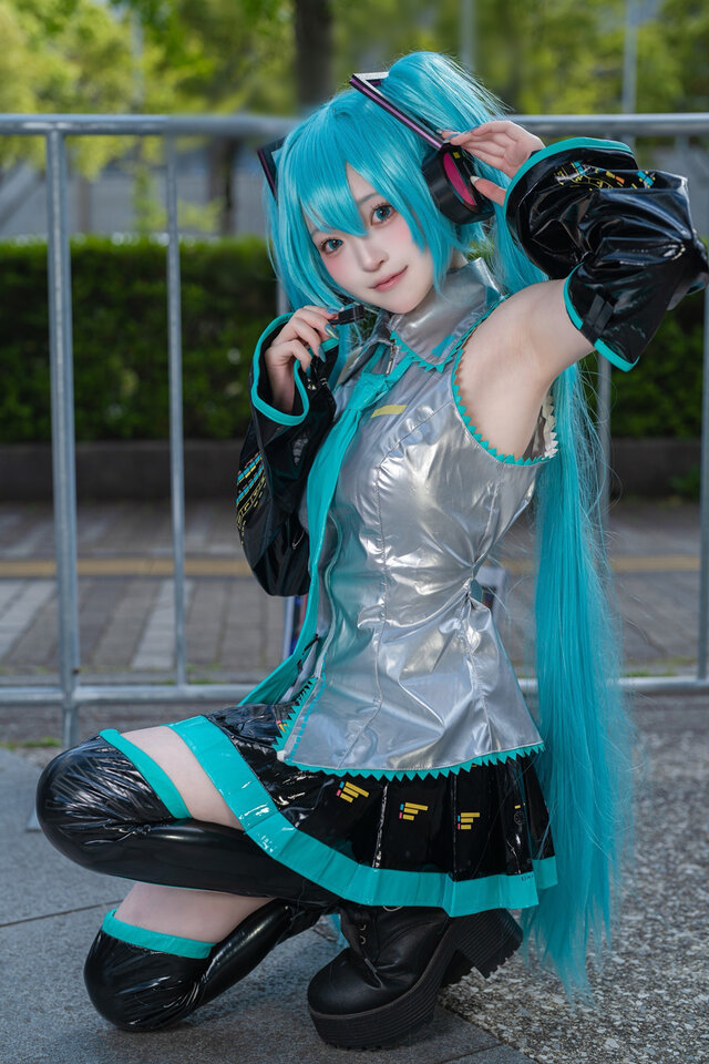 Ma-poyo初音未来COS亮相Nico Nico双马尾一甩就是舞台感 Ma-poyo初音未来COS亮相Nico Nico双马尾一甩就是舞台感