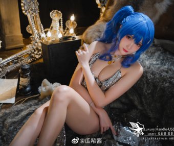 碧蓝航线@瓜希酱 cos 作品[瓜希酱_圣路易斯 COS 图集]