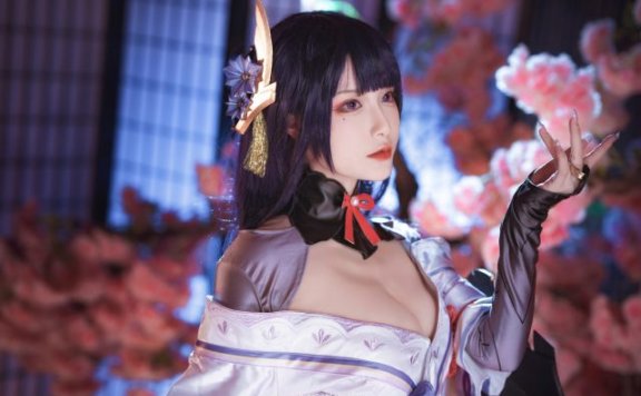 铁板烧鬼舞w cos作品 | 铁板烧鬼舞w在《原神》cos雷电将军