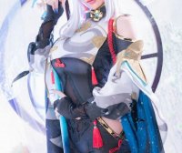 HaneAme雨波·原神cos作品|雨波_HaneAme COS申鹤,非常照顾眼睛