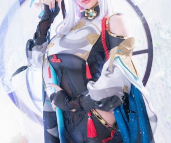 HaneAme雨波·原神cos作品|雨波_HaneAme COS申鹤,非常照顾眼睛