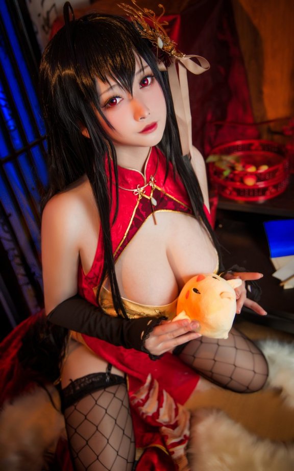 念念_D cos图集 | 念念_D 碧蓝航线·大凤旗袍cos [20P-458MB]